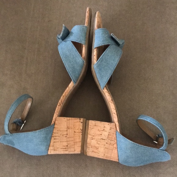 Aerosoles Heelrest blue Sandals - Picture 2 of 7